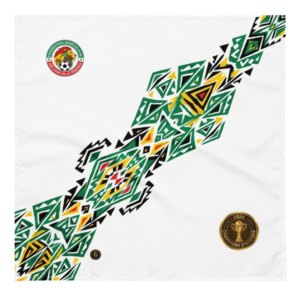 Senegal '26 // Championship Bandana | World Cup 2026 Afrofuturist soccer kit | image 4 | SunBorn