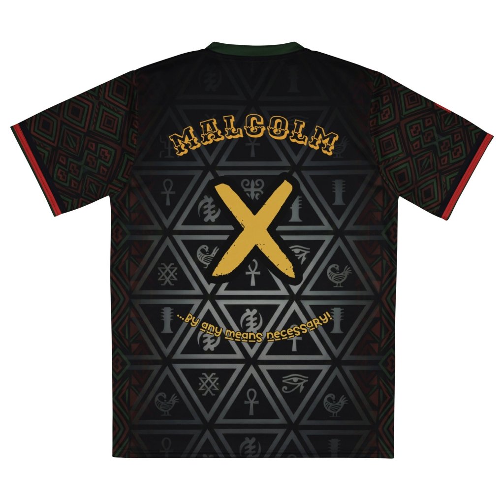 BHM '26 X Protocol jersey — Pan-African self-determination heritage with red, black, green tricolor geometry — image 3 — SunBorn