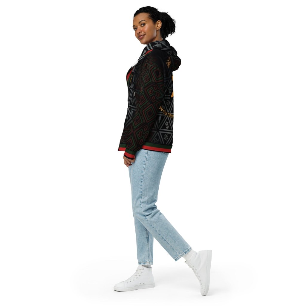 BHM '26 X Protocol zip hoodie — Pan-African self-determination heritage piece with tricolor detail — image 3 — SunBorn